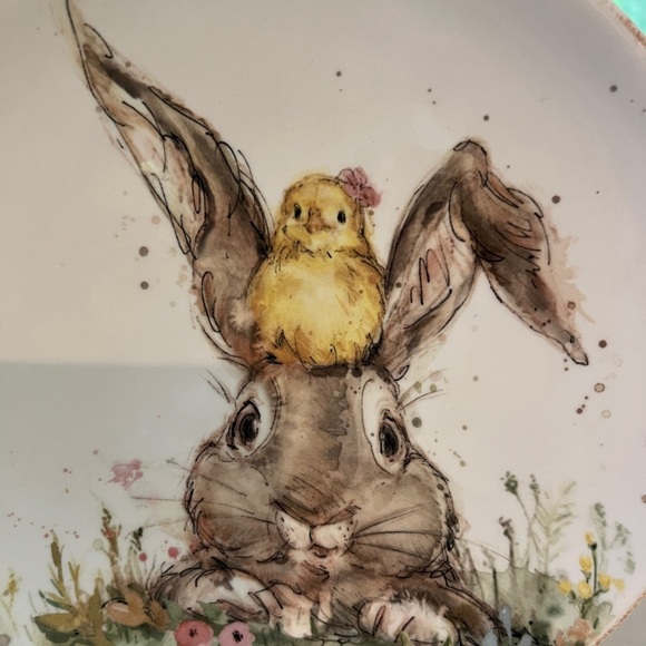 Southern Living Riley Stoneware Made Exclusively at Dillards Easter salad plate - Picture 2 of 6
